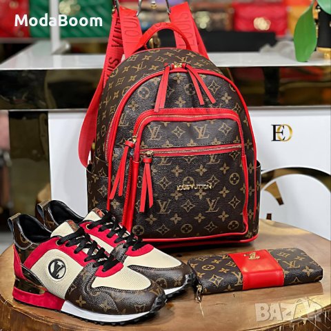 💯Louis Vuitton уникални дамски комплекти💯, снимка 5 - Маратонки - 44018561