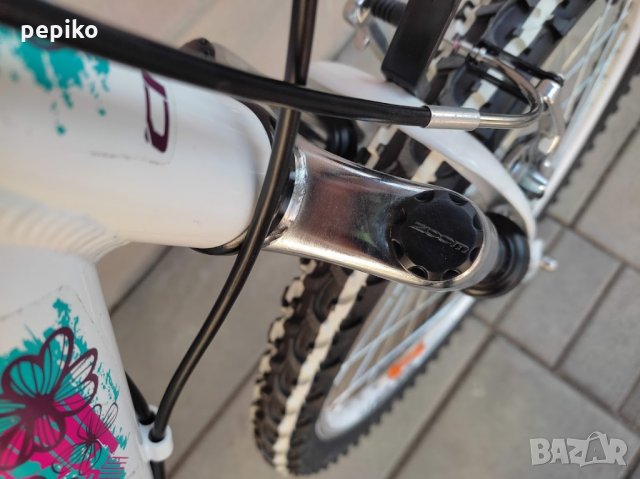 Продавам колела внос от Германия алуминиев юношески велосипед ALISSA CROSS 24 цола преден амортисьор, снимка 9 - Велосипеди - 35426221