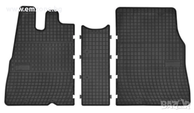 Комплект Гумени Стелки 3 части Frogum за Citroen Jumper/Fiat Ducato/Peugeot Boxer 1994-2014г., снимка 2 - Аксесоари и консумативи - 52845730
