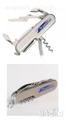 Джобен нож Travel Blue , снимка 4 - Ножове - 28564007