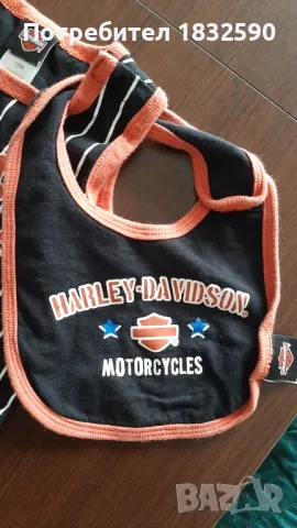"Harley Davidson" боди, снимка 3 - Бодита за бебе - 49646883
