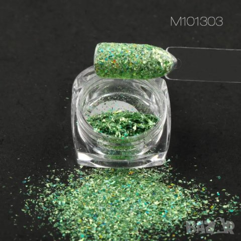 Холограмни пигменти за декорация, снимка 4 - Продукти за маникюр - 32653088