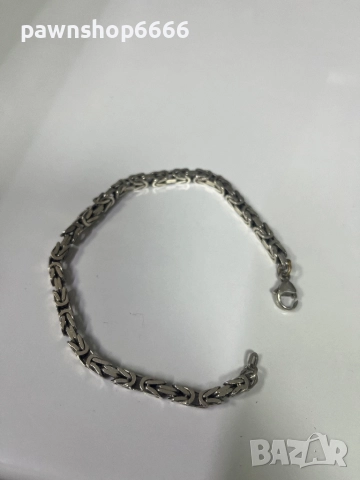 Сребърна гривна 925, снимка 5 - Гривни - 52909555