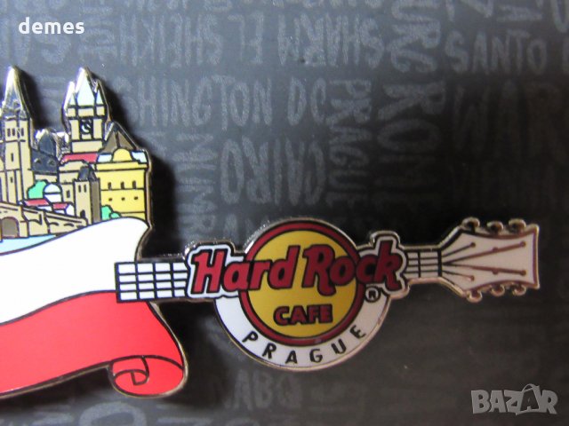 Оригинална метална значка Hard Rock Cafe Прага,чехия, снимка 7 - Други ценни предмети - 27598470
