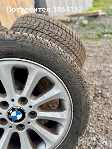 Джанти със зимни гуми 195/55/16-5х120, снимка 8 - Гуми и джанти - 52512322