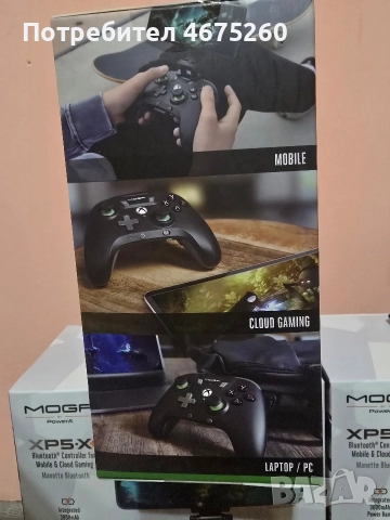 Геймпад PowerA Moga XP5-X Plus, безжичен, вибрация, черен, снимка 3 - Друга електроника - 52747433
