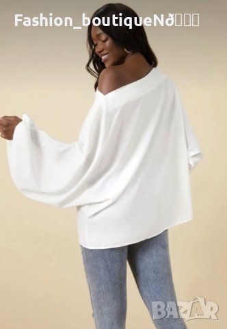 Уникален бял топ Бохемия  , снимка 7 - Блузи с дълъг ръкав и пуловери - 44078308