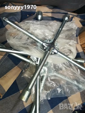 КЛЮЧ ЗА ГУМИ КРЪСТАЧКА-17/19/21 и 1/2 НОВ ЯК 3108221526, снимка 3 - Аксесоари и консумативи - 37857591