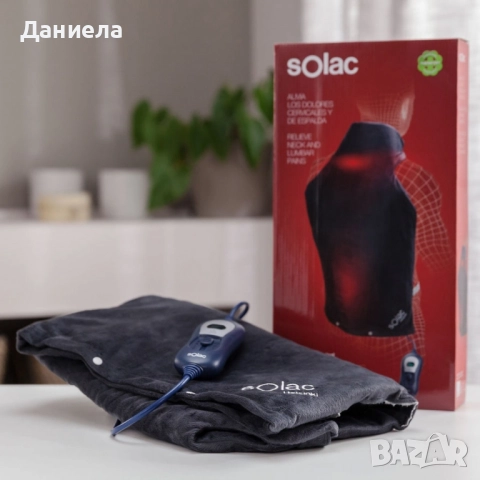 Нагревателната терапевтична подложка Solac Helsinki Cervical-Espalda, снимка 8 - Други - 51589490
