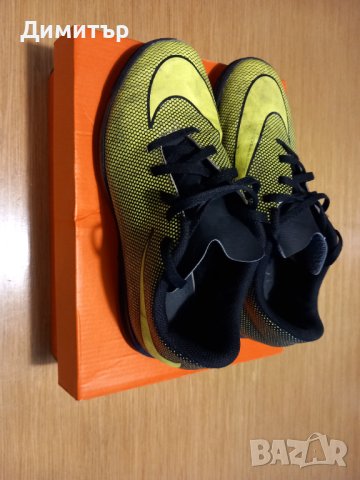 Детски футболни обувки стоножки Nike Bravata - размер 38, снимка 2 - Футбол - 43601792