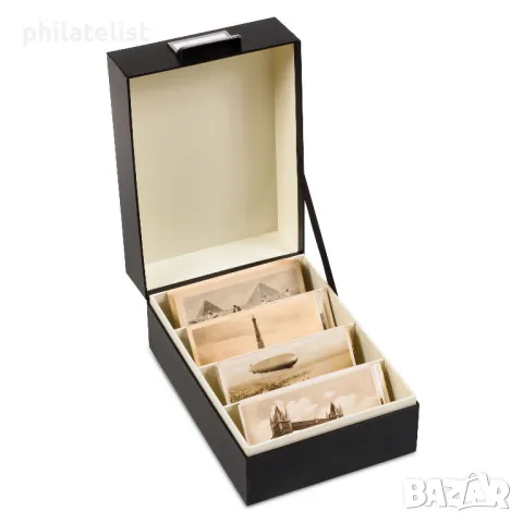 Кутия Leuchtturm LOGIK C6 , черна, снимка 3 - Нумизматика и бонистика - 48017853