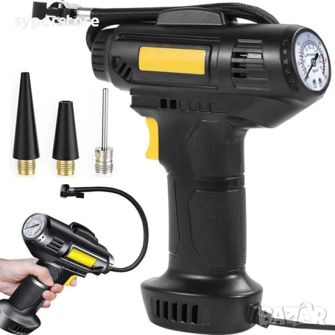 Въздушен компресор за помпане на гуми Digital One SP01121, 12V, за кола, велосипед, мотор, топки и д