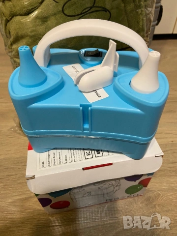  Електрическа помпа за надуване на балони с две гнезда / 400W, снимка 2 - Други - 53107085