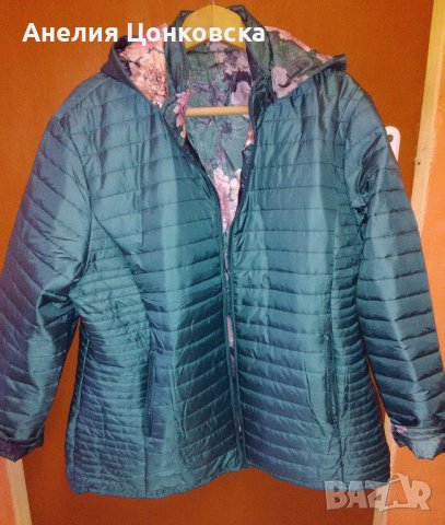 Голямо олекотено дамско яке две лица, снимка 1