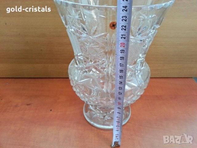 кристална купа ваза фруктиера, снимка 4 - Антикварни и старинни предмети - 27012231