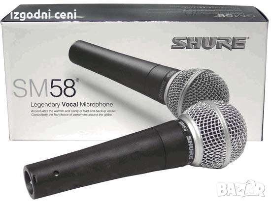 Микрофон SHURE SM58 , снимка 1 - Микрофони - 27072266