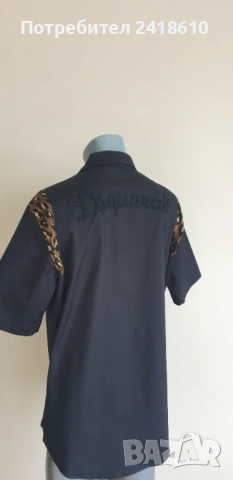 DSQUARED2 Cotton Made in Italy Size 52 / L НОВО ! ОРИГИНАЛ! Мъжка Риза!, снимка 14 - Ризи - 53347907