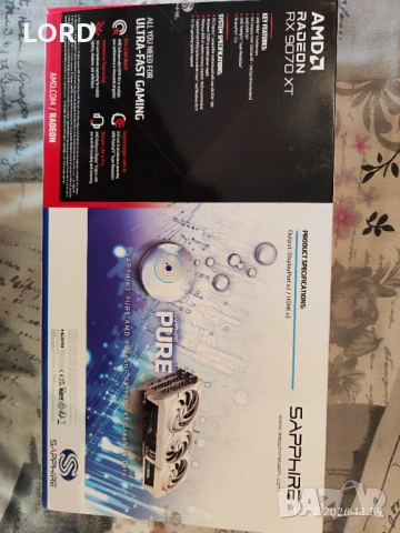 Видеокарта Sapphire Pure AMD Radeon RX 9070 XT OC 16GB, снимка 10 - Видеокарти - 53508923