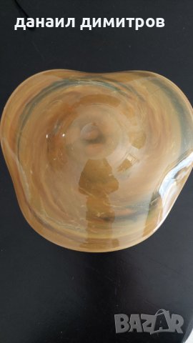 Немска стъклена чиния , снимка 5 - Декорация за дома - 43802010