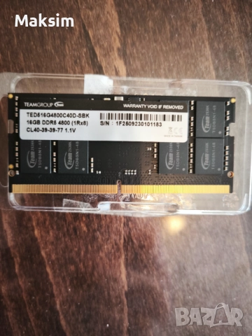 Ram 16gb DDR5 4800mg, снимка 3 - RAM памет - 52945434