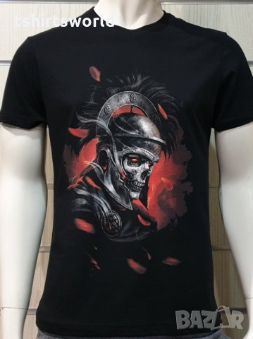 Нова мъжка тениска с дигитален печат Рицар - Череп, снимка 8 - Тениски - 35623310