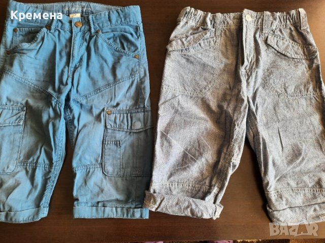 панталонки до коляното за момче H&M, 10/11г, 2 броя- 8лв общо, снимка 1 - Детски къси панталони - 36885207