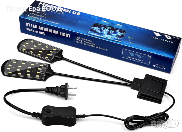 LED лампа за аквариум, снимка 8 - Оборудване за аквариуми - 44891030