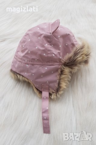 Бебешка ушанка H&M 4-6 месеца, снимка 3 - Други - 43545560