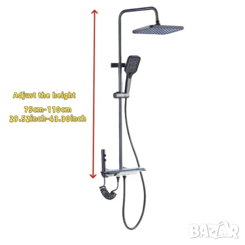 💧 Дигитален Душ BB Construction – Лукс и Прецизност във Вашата Баня, снимка 3 - Душове - 50780308