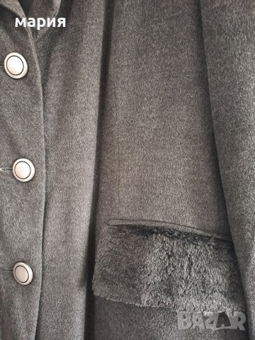 Елегантно палто тип манто на Galinel, снимка 5 - Палта, манта - 39800338