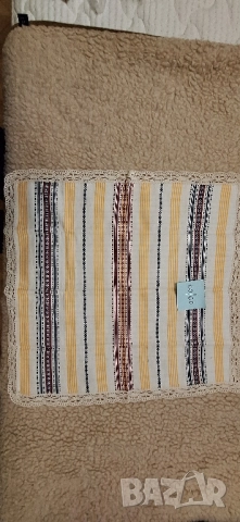 За ценители! Нови! 4 броя ръчно изработени покривки,карета,100% памук, снимка 4 - Антикварни и старинни предмети - 52487771