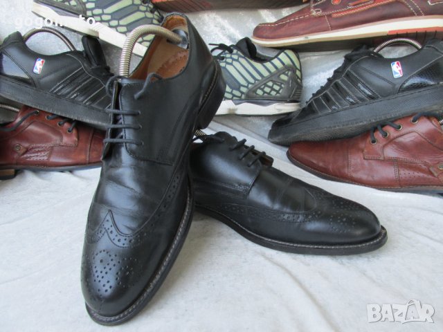 КАТО НОВИ TCM МЪЖКИ ОБУВКИ ОКСФОРД 43 - 44 ОТ ЕСТЕСТВЕНА КОЖА В ЧЕРЕН ЦВЯТ, снимка 13 - Ежедневни обувки - 37604870