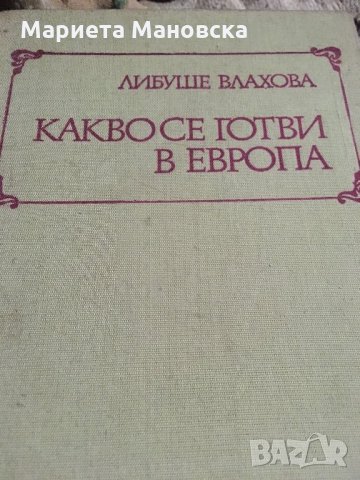 Какво се готви в Европа, книга голям формат, снимка 1 - Специализирана литература - 26641968