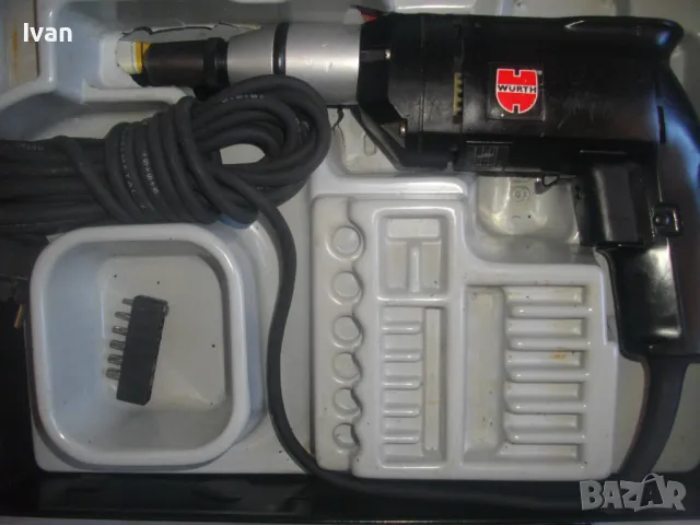 WURTH S 13 ERGO Електрически винтоверт за гипсокартон ВРЮТ немски оригинален с оригинален куфар , снимка 5 - Винтоверти - 47717445