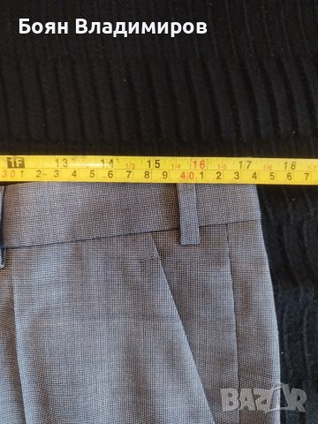 Официален мъжки панталон р-р М, талия 44 см., нов, снимка 8 - Панталони - 43790792