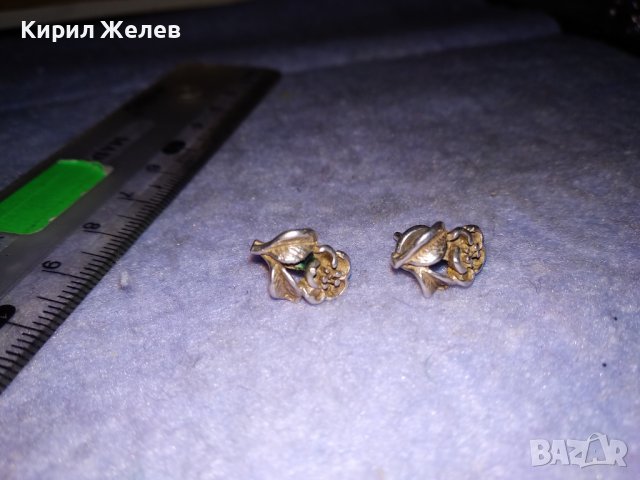СТАРИННИ СРЕБЪРНИ ОБЕЦИ - РОЗИЧКИ СРЕБРО 925 ИЗКЛЮЧИТЕЛНО ФИНА МАЙСТОРСКА РЪЧНА АРТ ИЗРАБОТКА 34431, снимка 7 - Обеци - 39653909