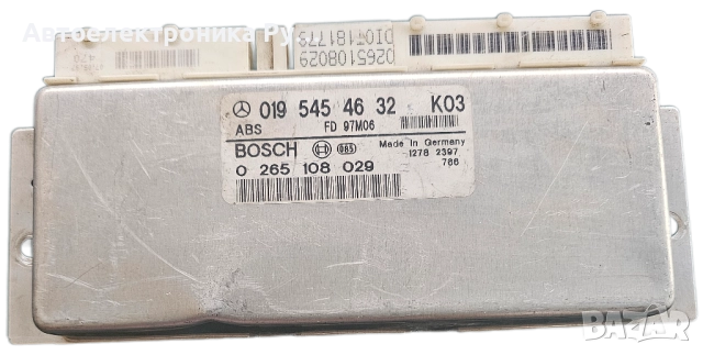 компютър ABS MERCEDES W202, A0195454632, 0195454632, A 019 545 46 32, BOSCH, 0265108029 