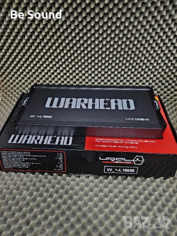 4 канален Усилвател Урал Warhead 4.135 -за SQ/SQL с-ма, снимка 2 - Ресийвъри, усилватели, смесителни пултове - 53383914