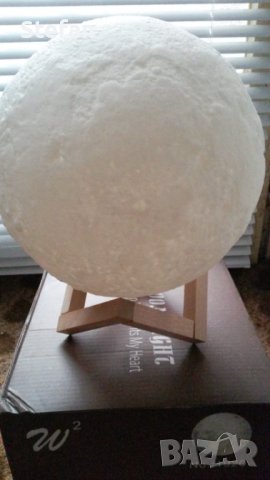 Лампа 3D Moon Light, снимка 8 - Настолни лампи - 39581741
