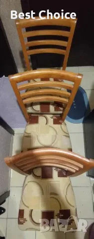 Масив секция + скрин + маса + 6 стола, снимка 7 - Секции и витрини - 50424130