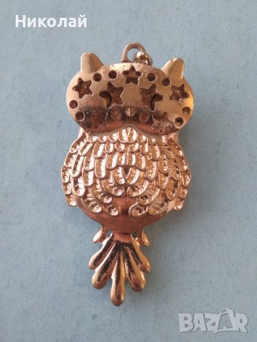 Висулка за колие сова , снимка 3 - Бижутерийни комплекти - 43725317