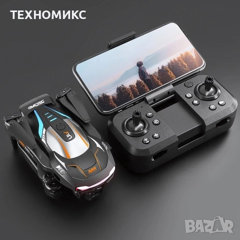 Дрон A88 PRO, модел Състезателен , сгъваем с двойна 1080P камера, снимка 5 - Камери - 51493518