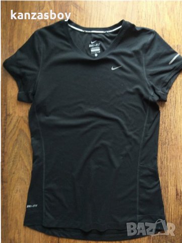 Nike Dri-FIT Miler Women's Running Top - страхотна дамска тениска, снимка 4 - Тениски - 33216794