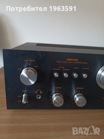 усилвател NIKKO TRM 750, снимка 2 - Ресийвъри, усилватели, смесителни пултове - 53111509