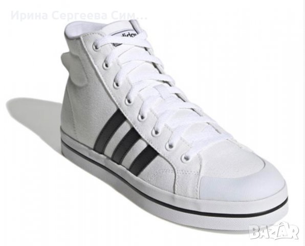 Нови оригинални кецове Adidas 39,3 номер бели и черни, снимка 3 - Кецове - 38299282