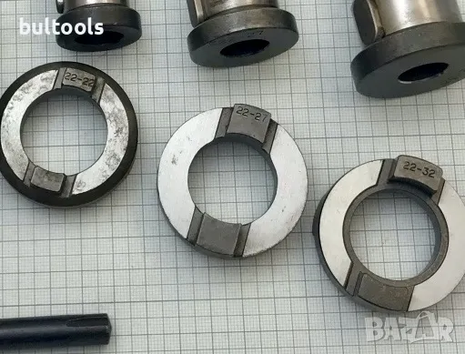Швейцарски дорник ISO-40 с вложки 22,27,32мм., снимка 4 - Други машини и части - 48865155