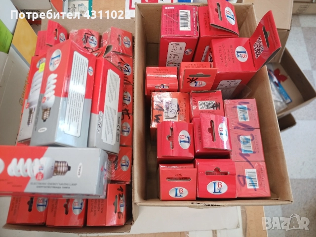 Крушки Е14 37 броя.