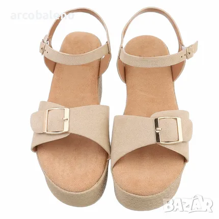 Дамски сандали на танкетка 4цвята , снимка 9 - Сандали - 50352130