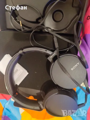слушалки  геймърски Sony mdr-xb550ap нови с забележка!!, снимка 4 - Слушалки за компютър - 48467873