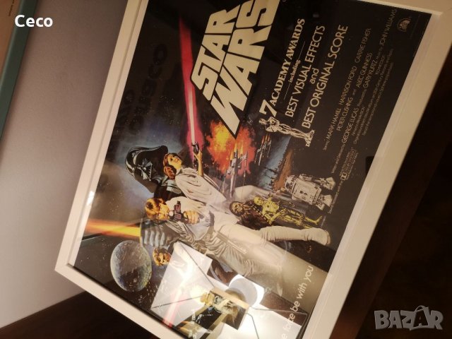 Постер 50/40см classic movie, Star Wars, Междузвездни войни, Lucasfilm, Harrison Ford, + рамка IKEA, снимка 5 - Приключенски - 34750696